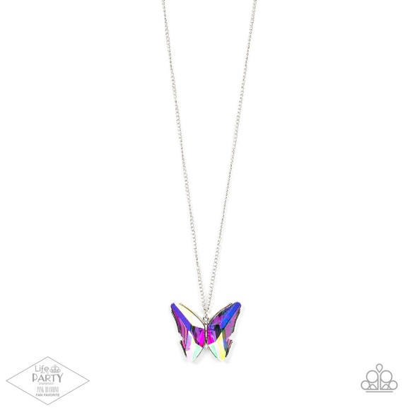 Paparazzi The Social Butterfly Effect Multi Necklace - Picture 1 of 6